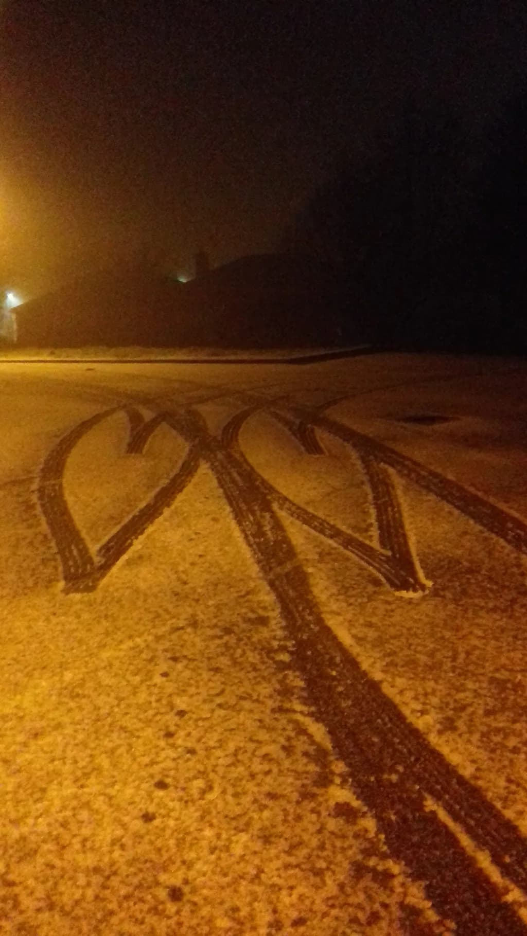 Amber Snow Tracks