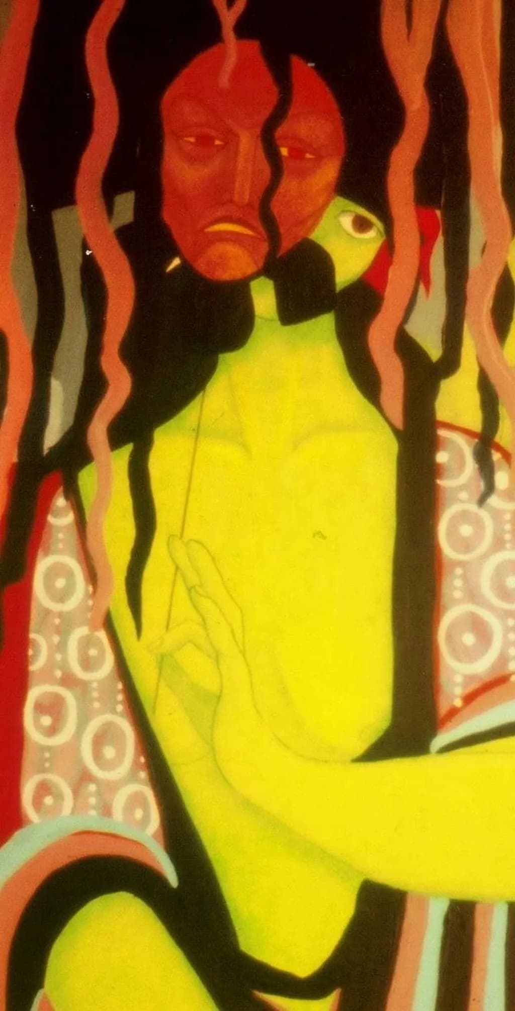 Abstract Figure with Mask