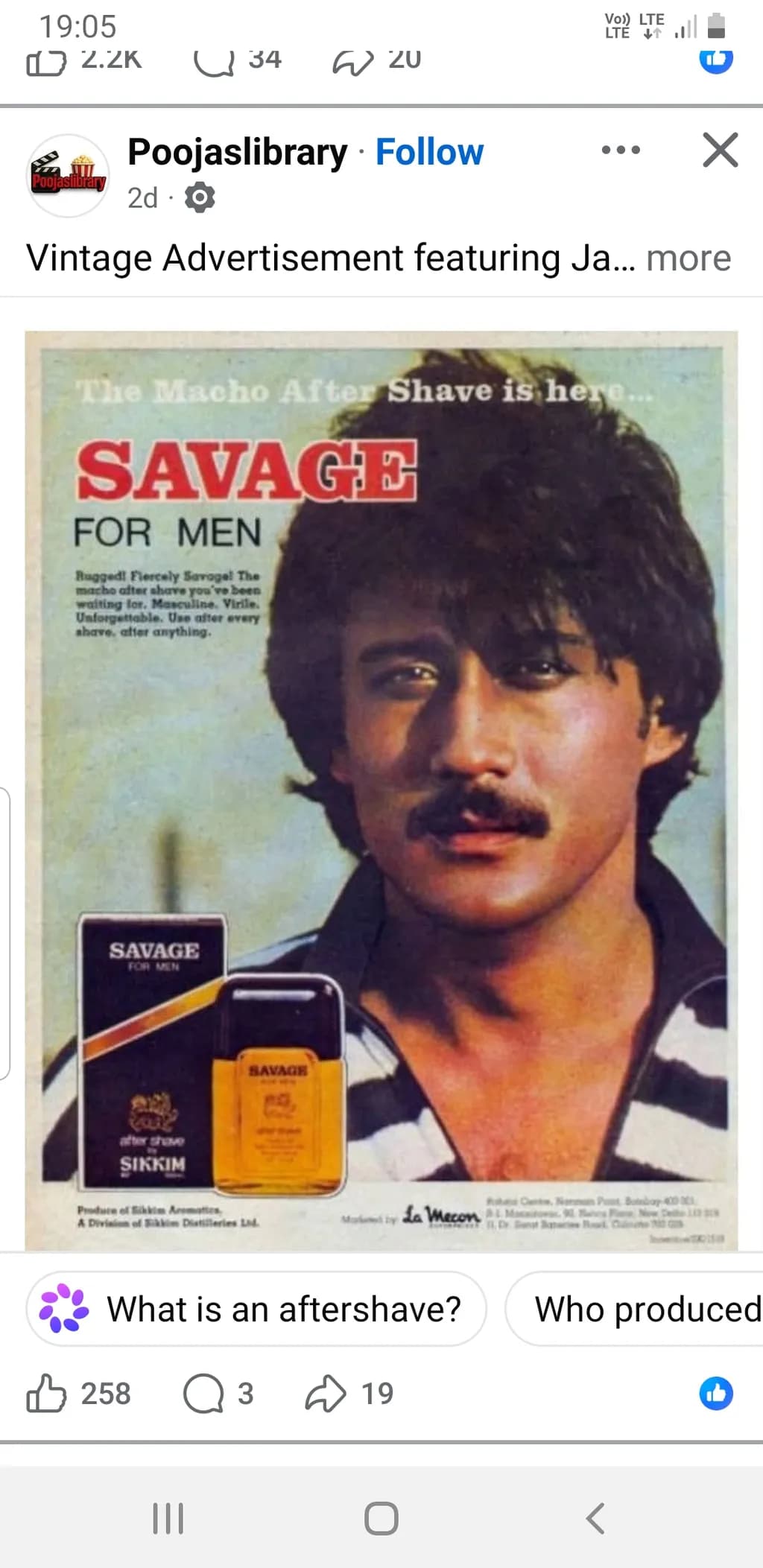 Facebook Screenshot Vintage Advertisement