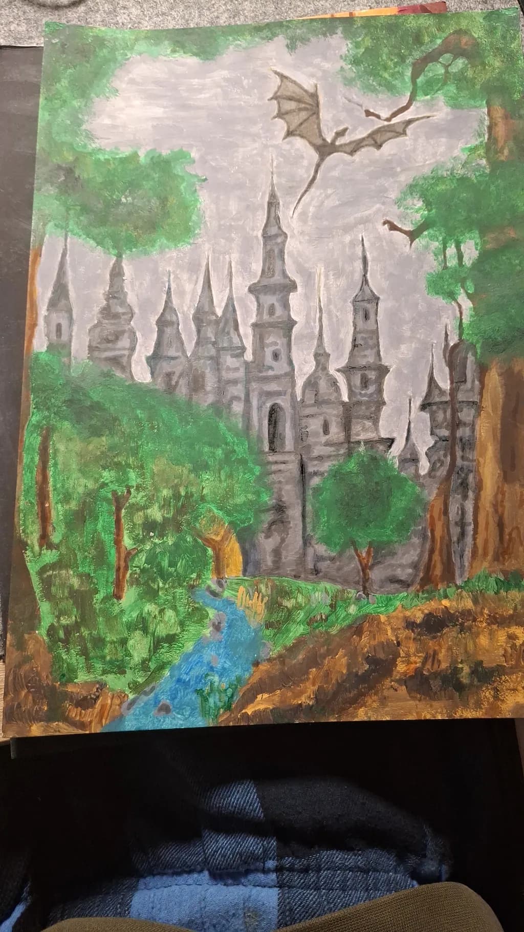 Castle and Forest Stream