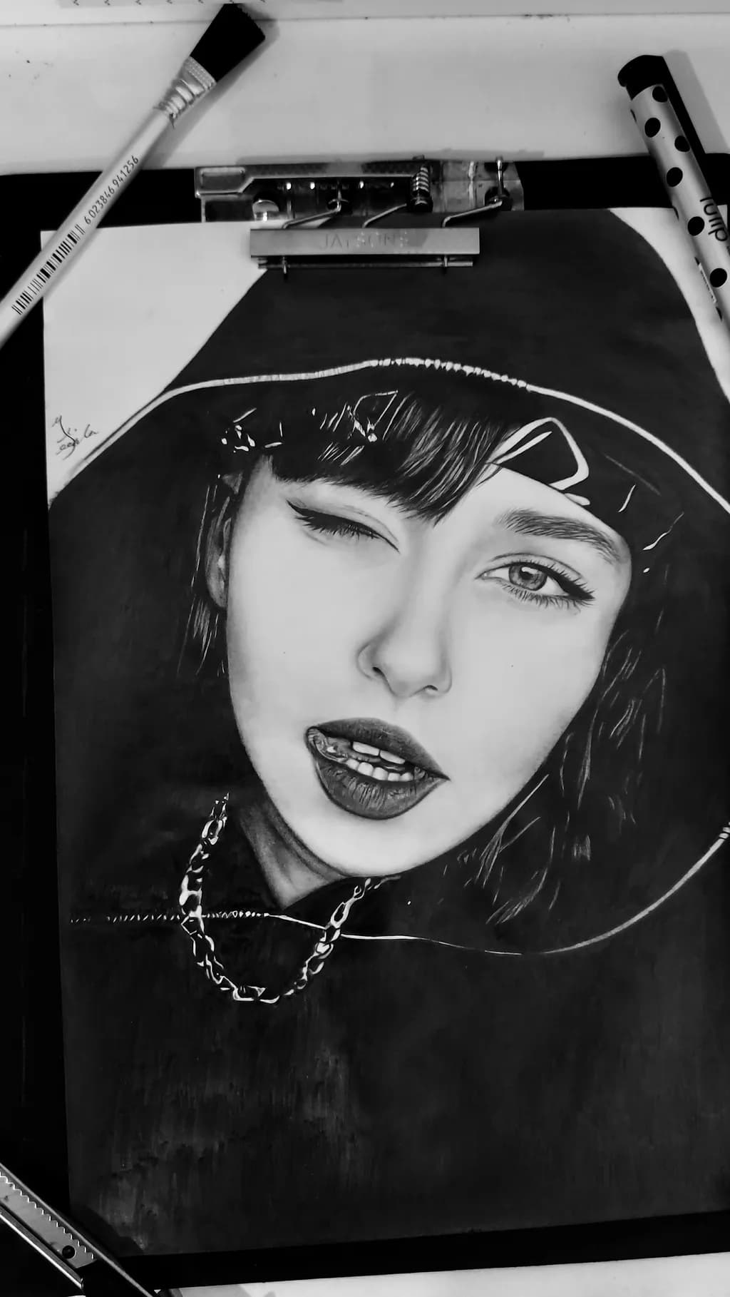 Winking Portrait