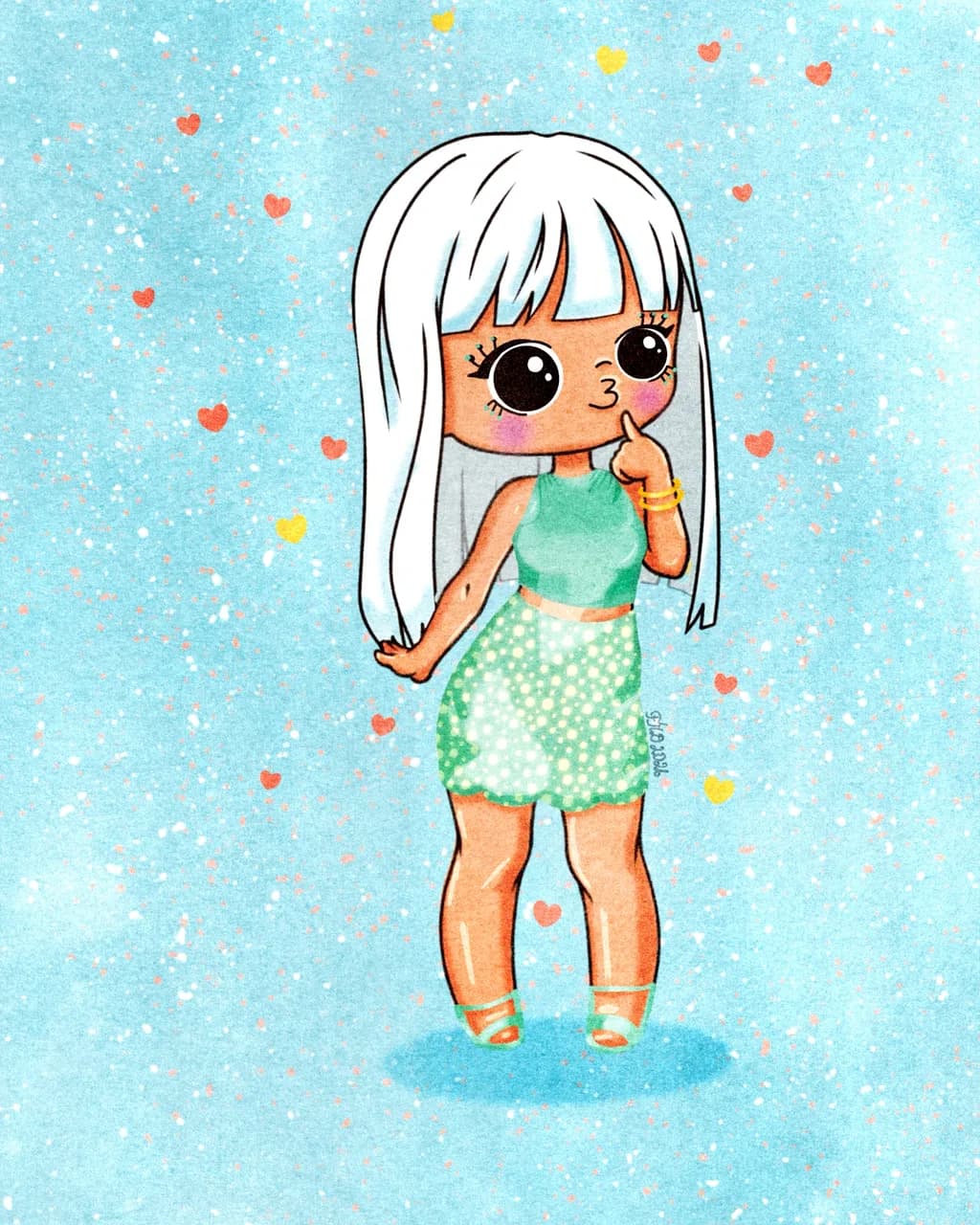 Polka Dot Girl