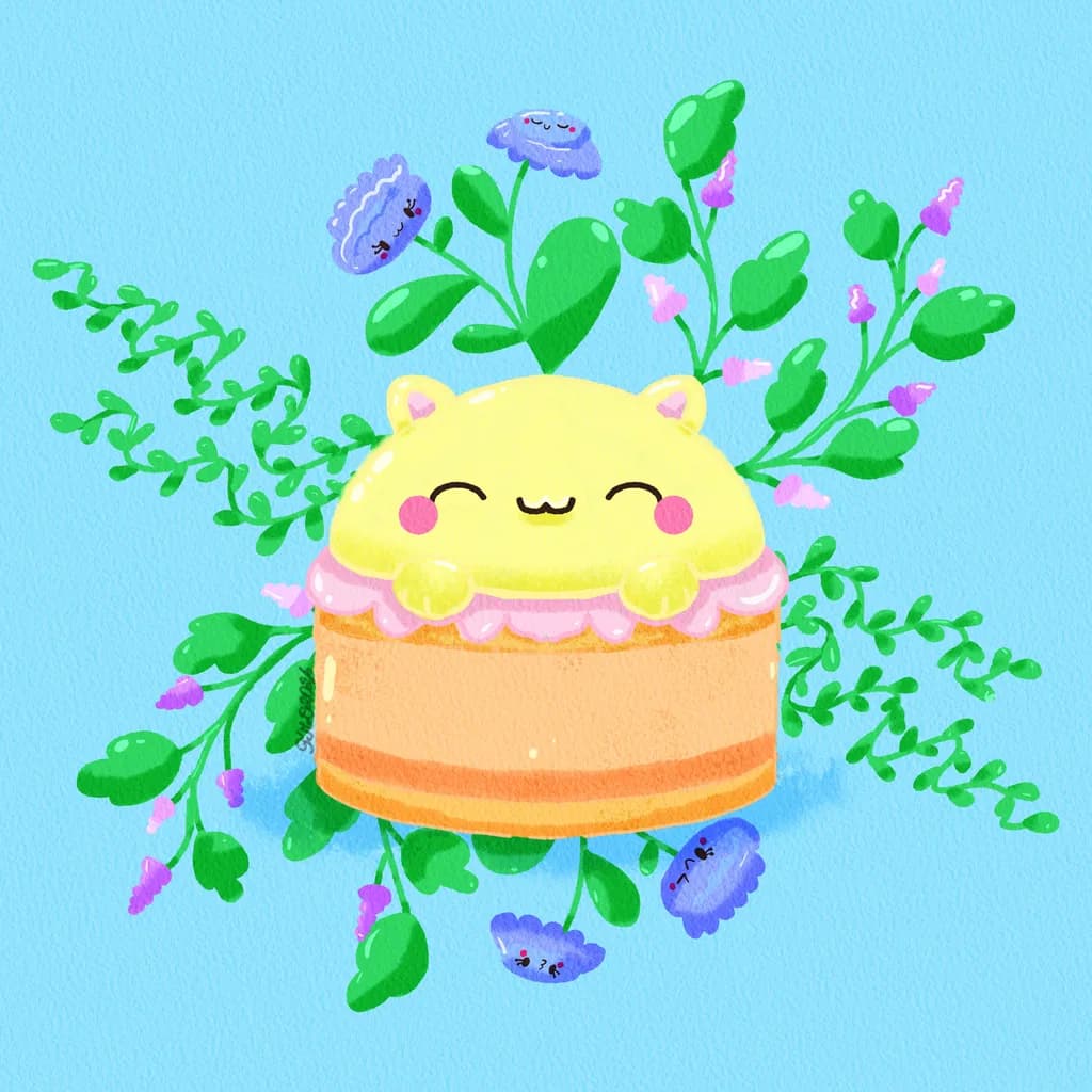 Cat Cake Bloom