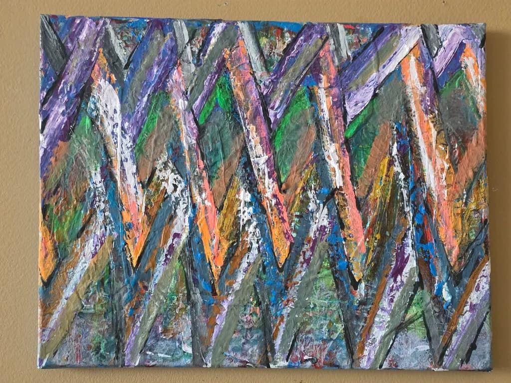 Colorful Zigzag Pattern