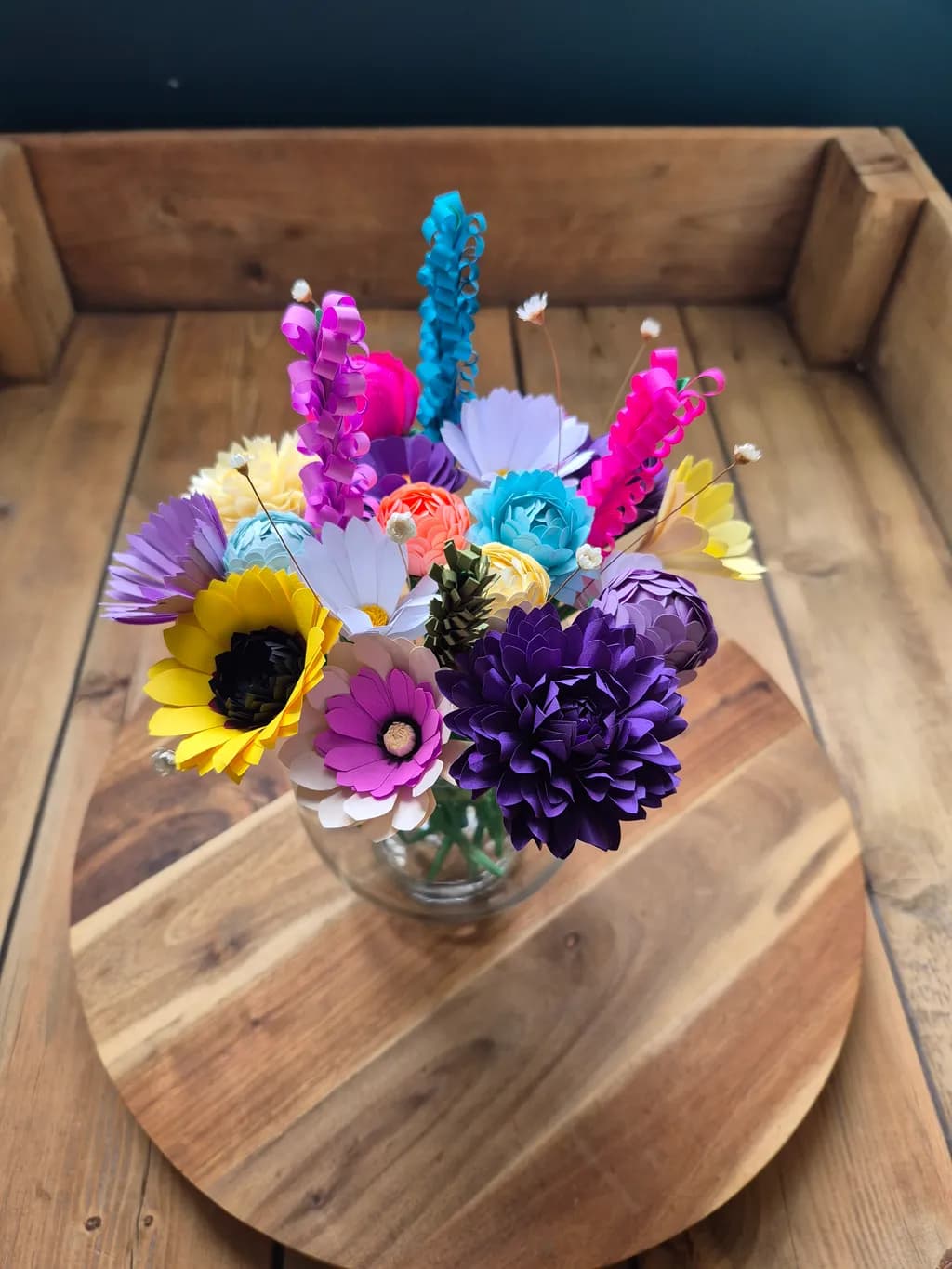 inbound Paper Flowers Arrangement