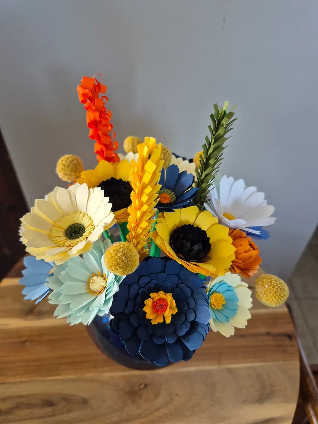 Colorful Paper Bouquet