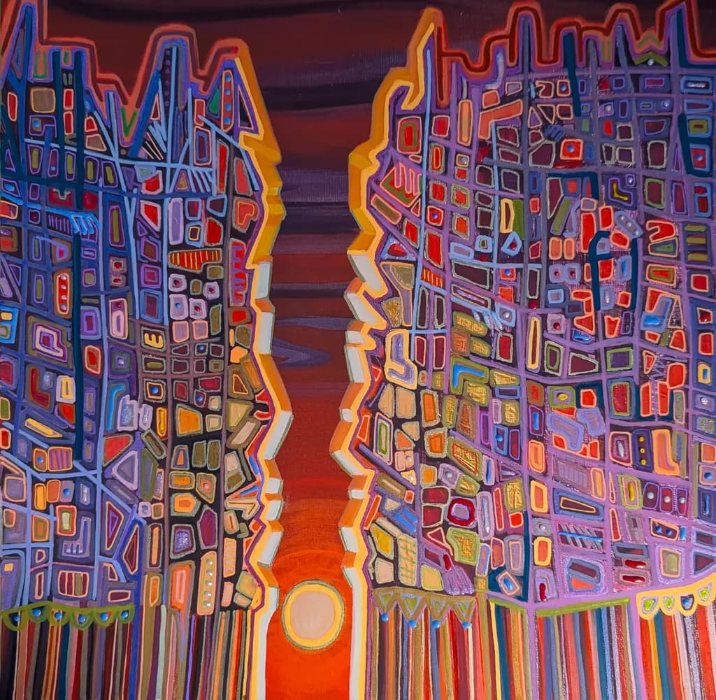 Inbound Abstract Cityscape
