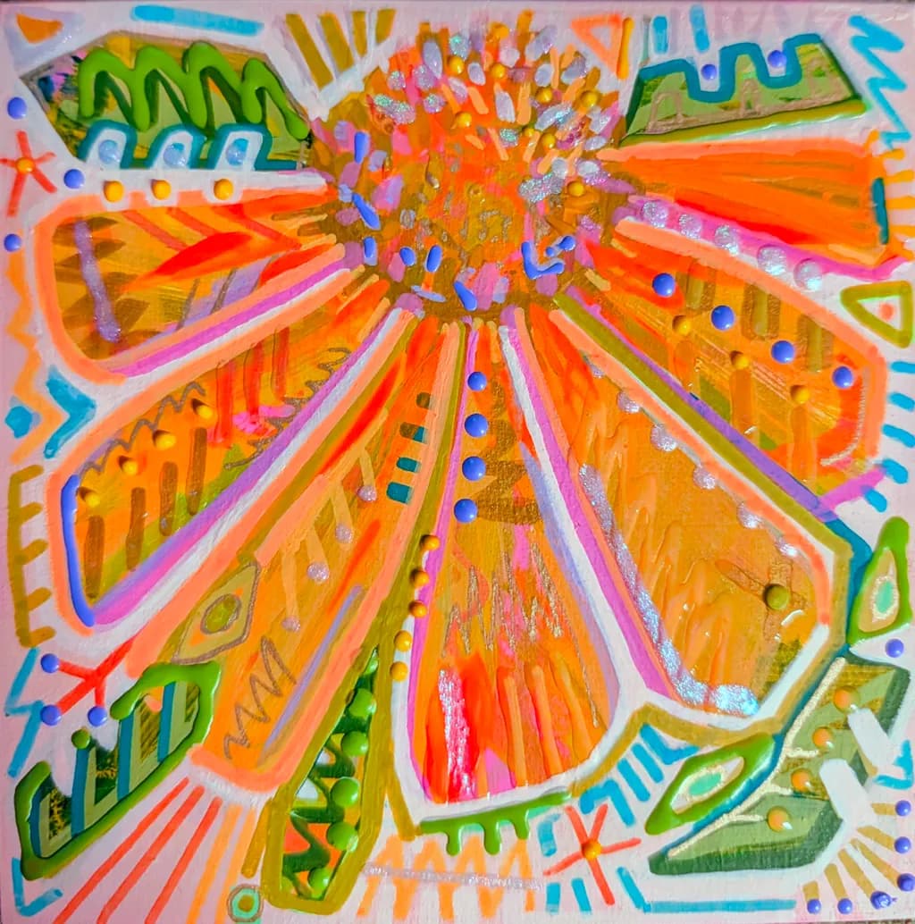 Radiant Flower Burst