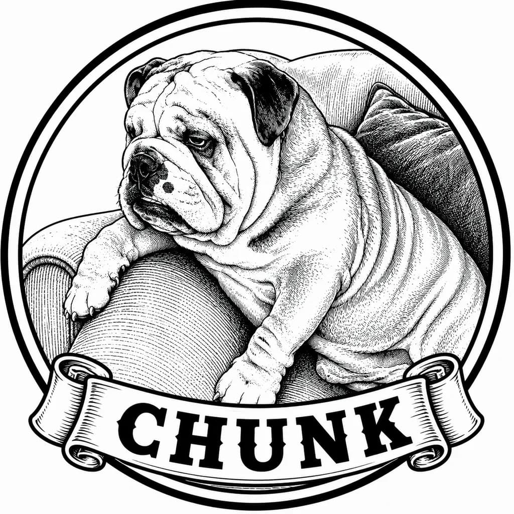 Chunk Bulldog Portrait