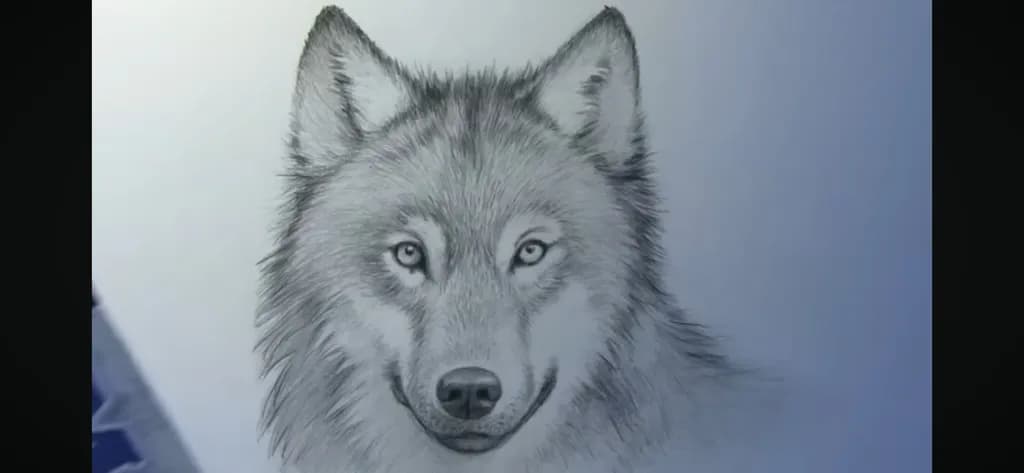 Watchful Wolf Portrait