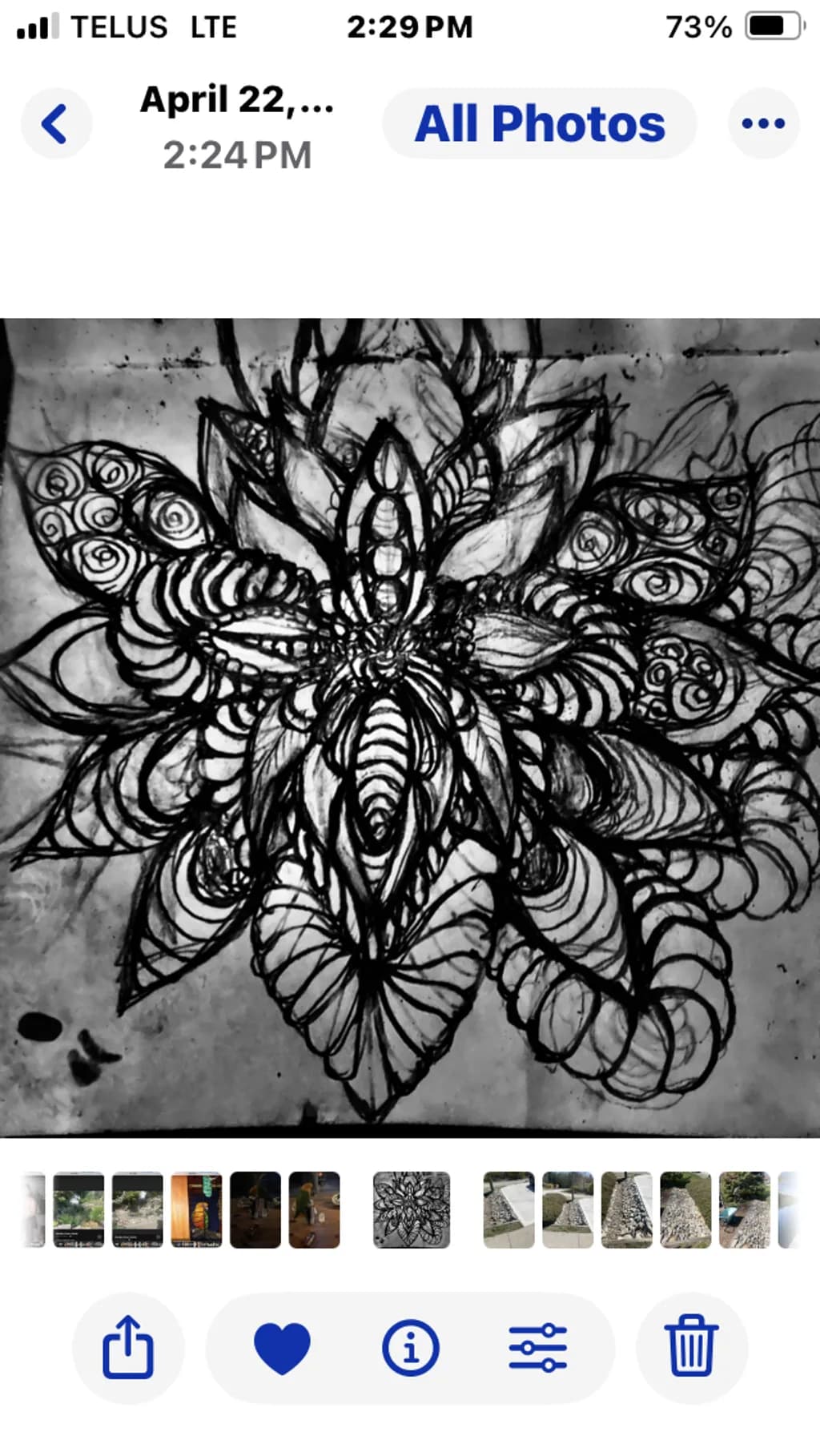 Abstract Floral Design