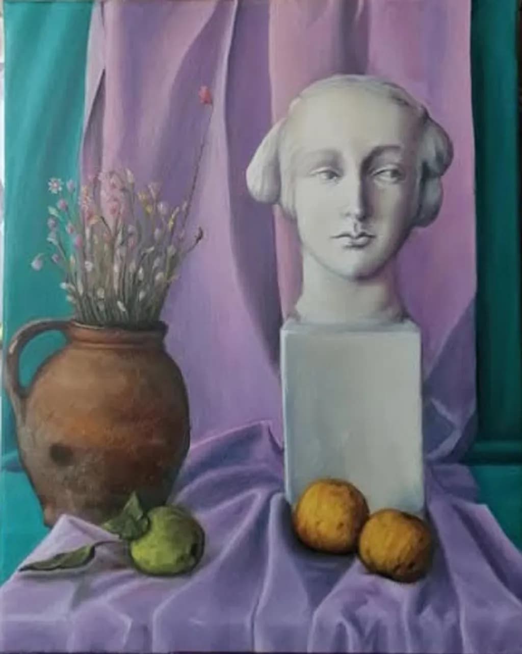 Still Life with Bust and Fruit