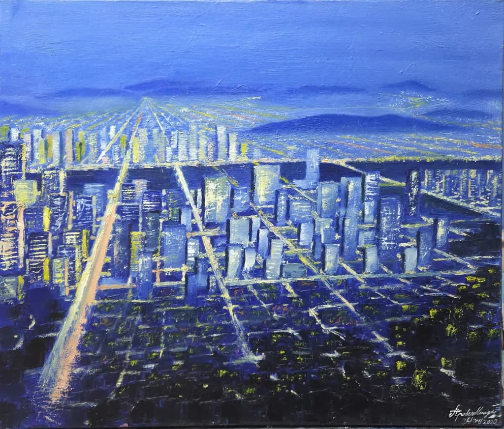 Cityscape at Dusk