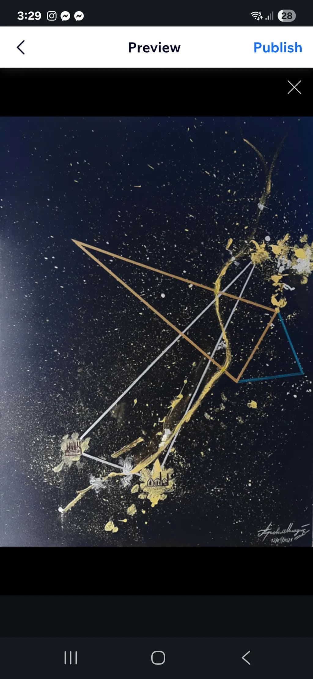 Golden Geometric Constellations