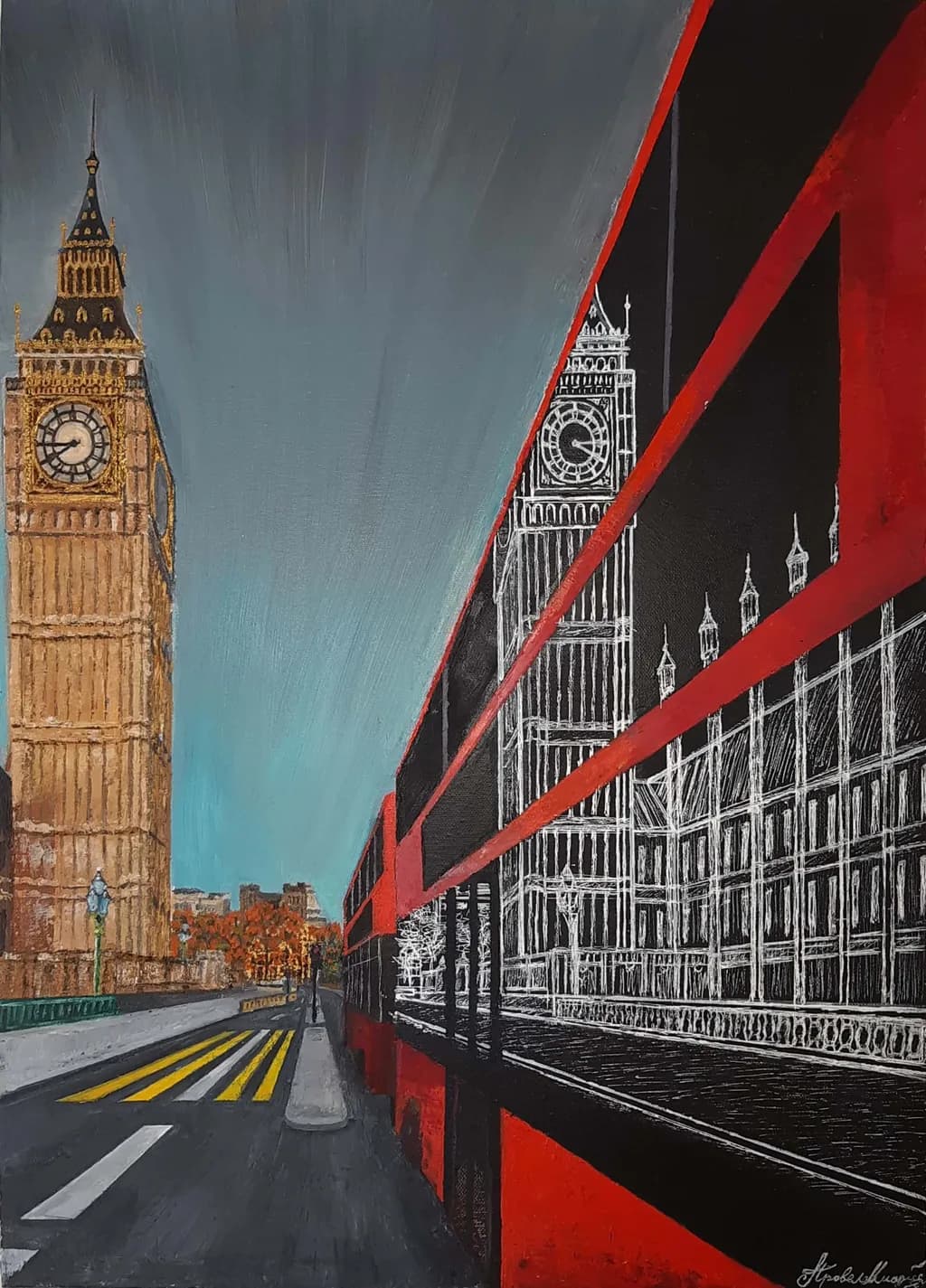 My Reflection Life and Line London Big Ben