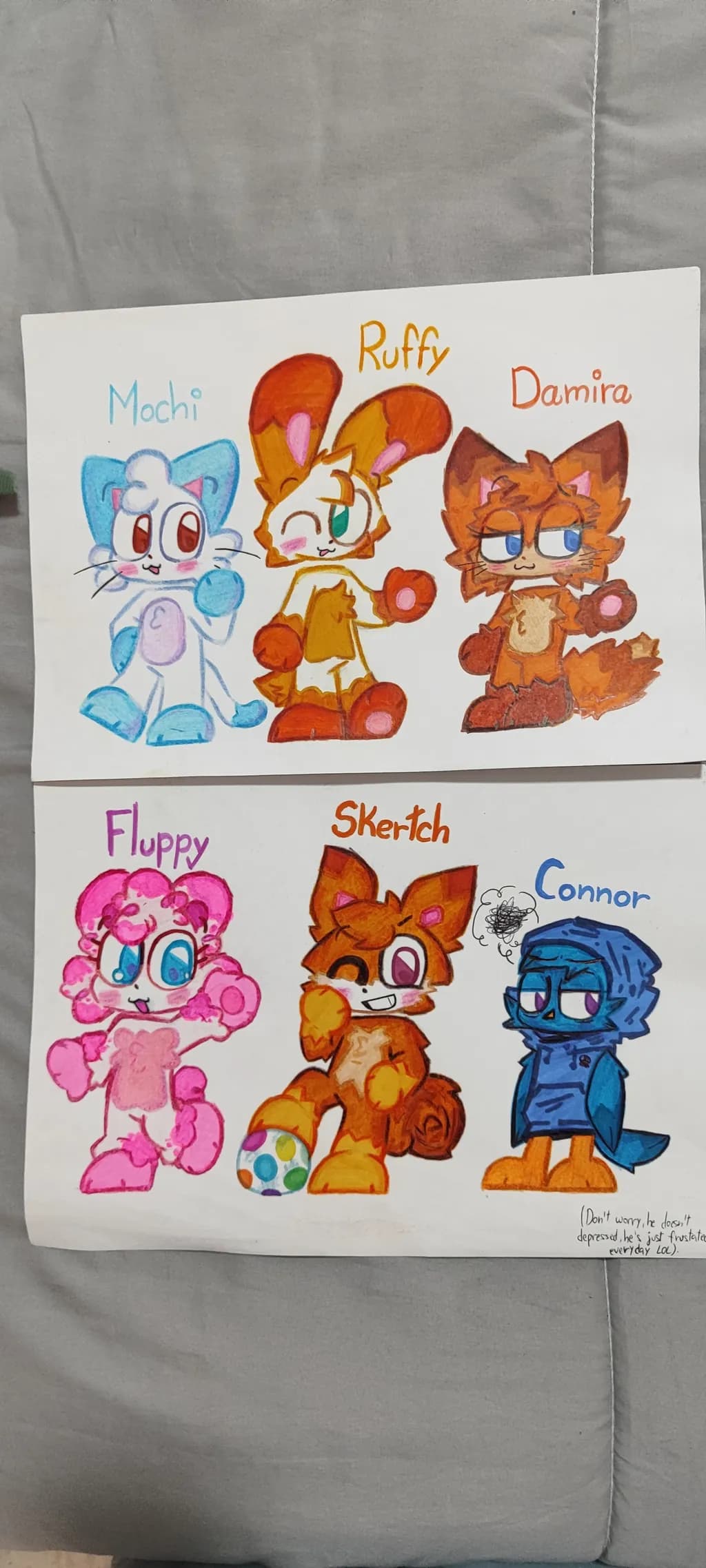 Colorful Character Lineup