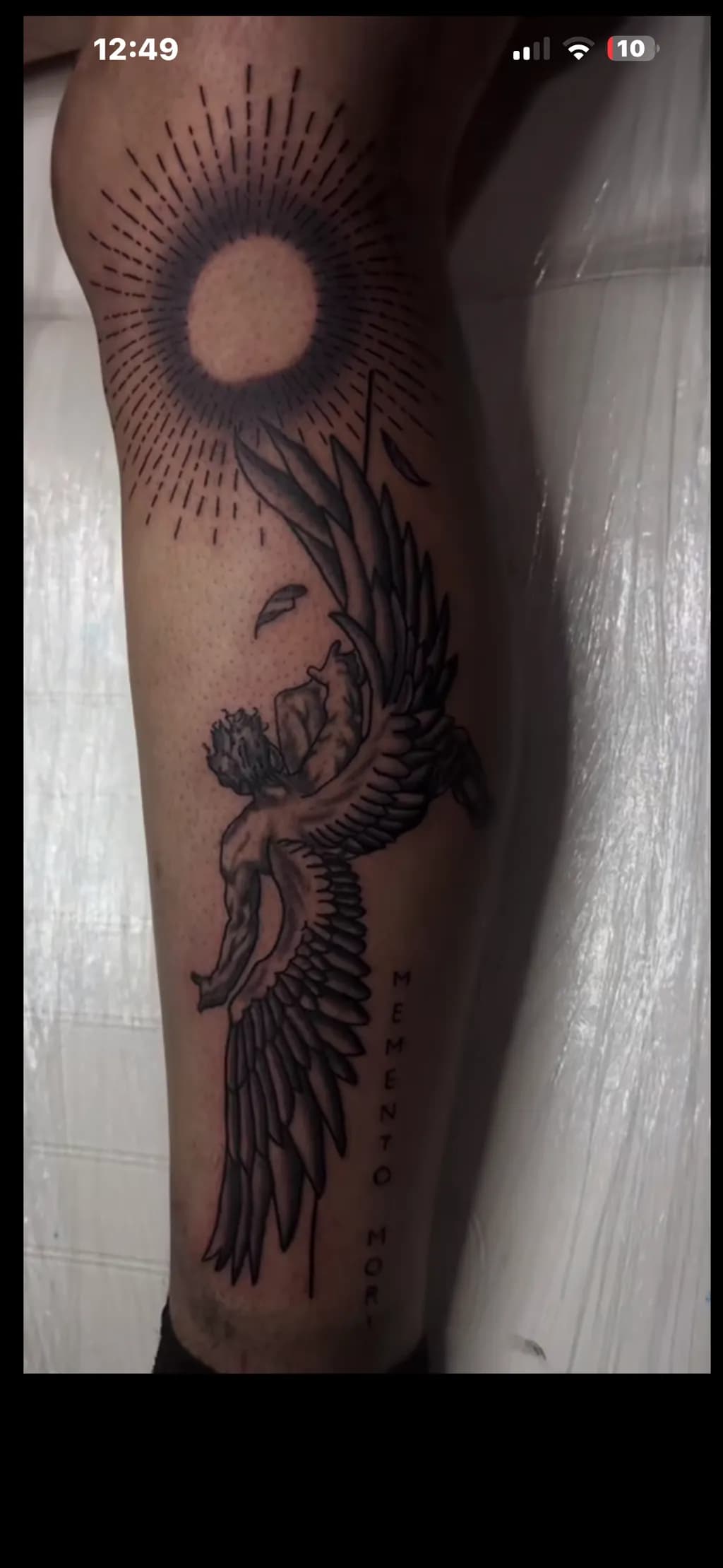 Fallen Angel Tattoo