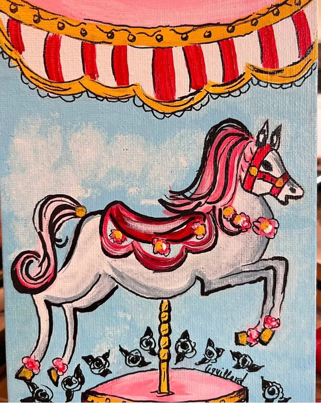 Carousel Horse Charm