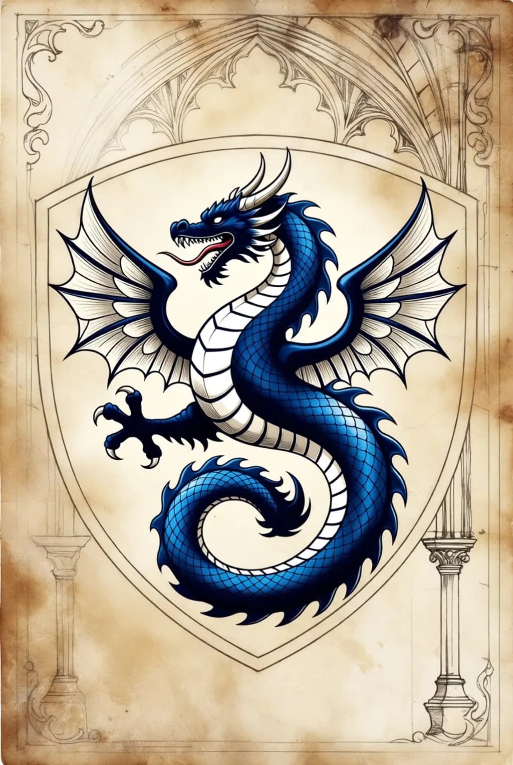 Blue Dragon Emblem