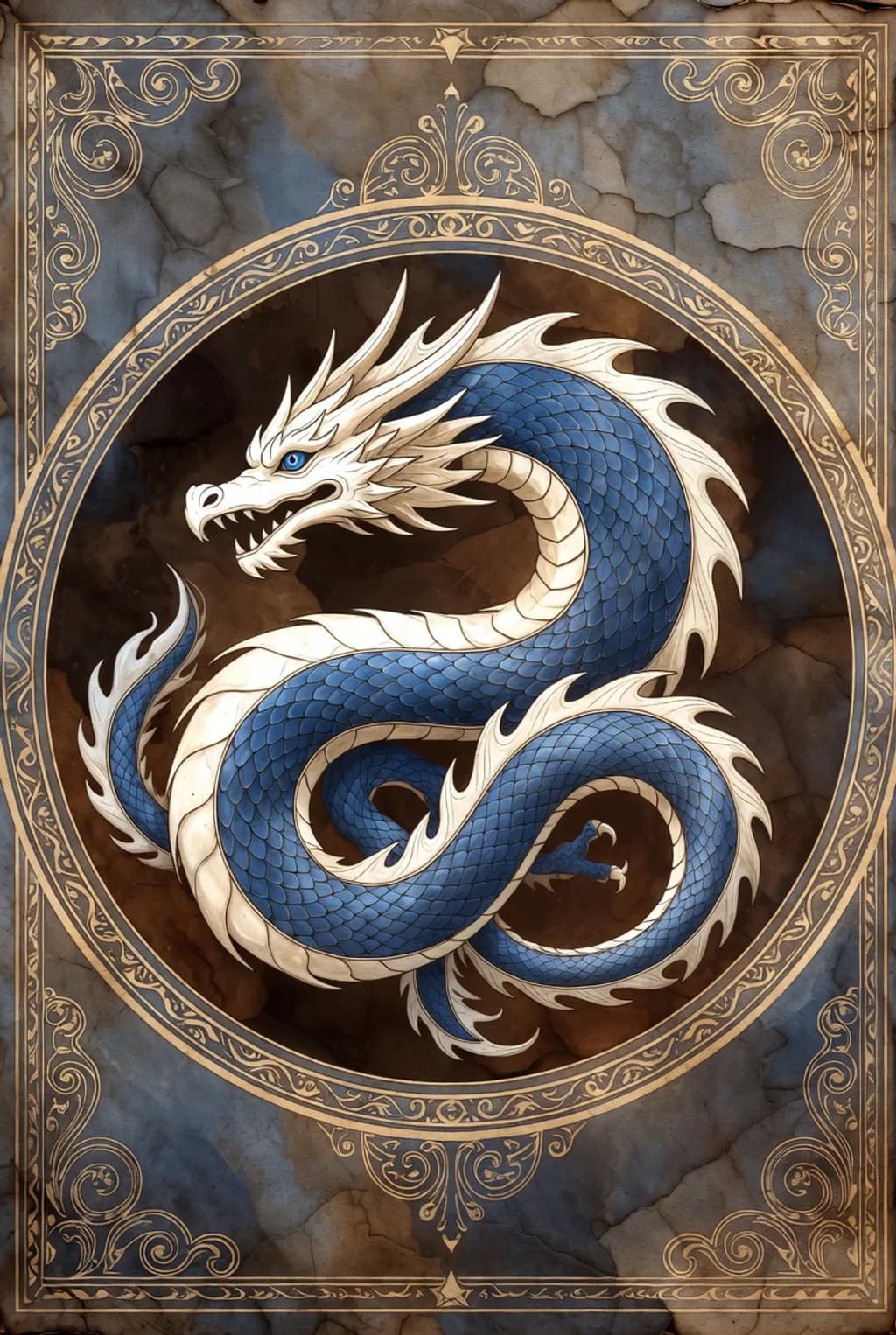 Blue Serpent Dragon