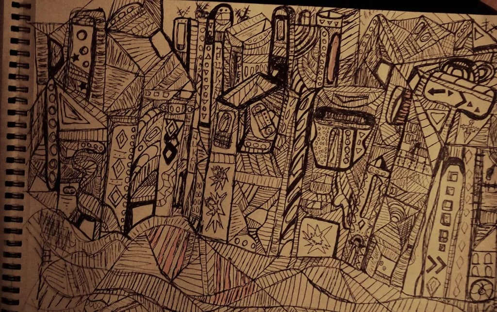 Abstract Sketch Composition