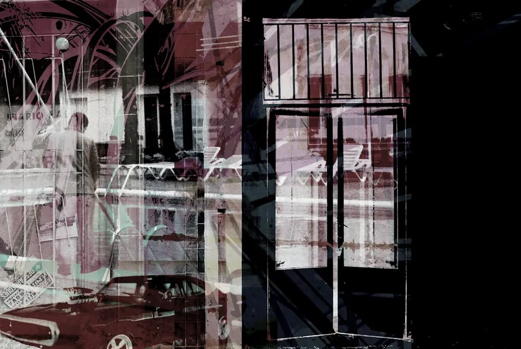 Urban Doorway Scene