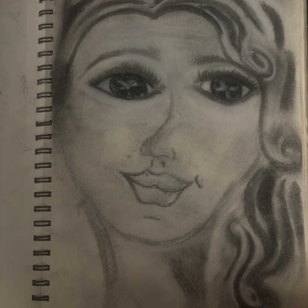 Curly Portrait