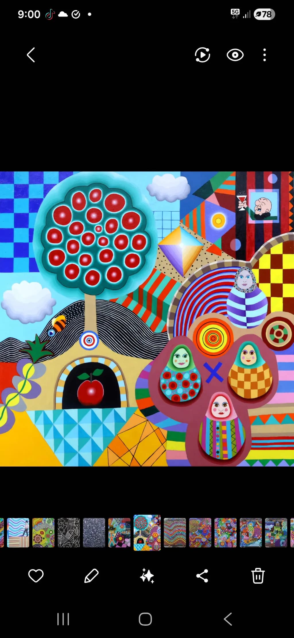 Matryoshka Tree Scene