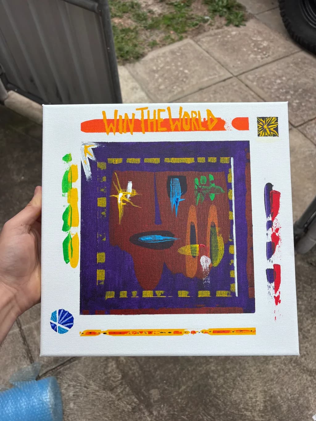 Win The World Canvas