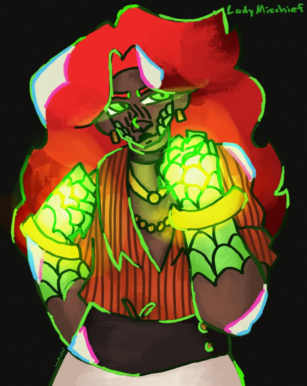 Glowing Gauntlets