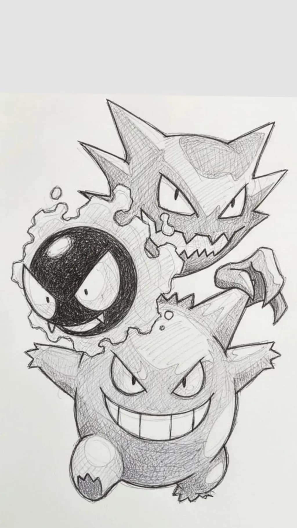 Gengar Evolution Trio