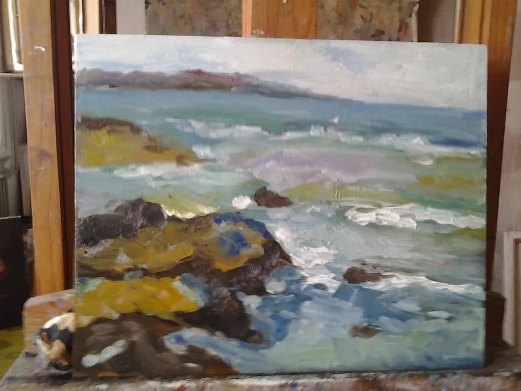 Coastal Rocks and Waves