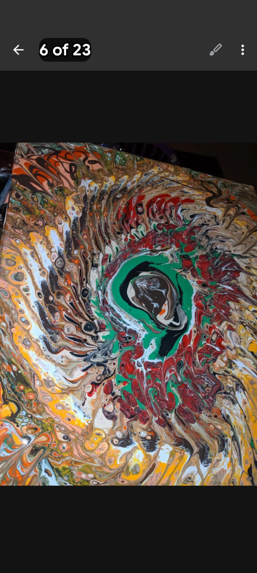 Colorful Swirl Abstract