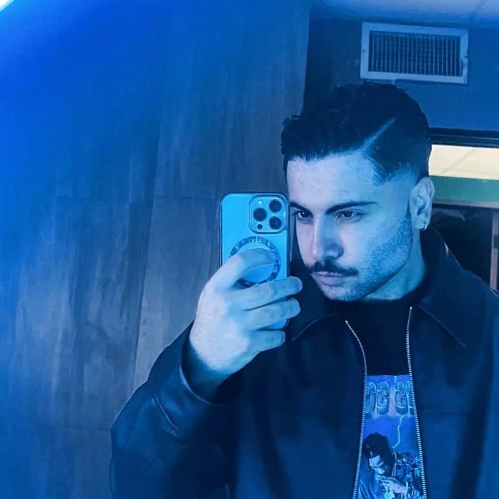 Blue Self Portrait