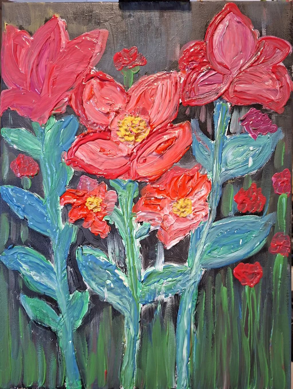 Red Flowers Garden
