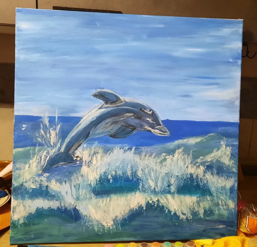 Ocean Dolphin Leap