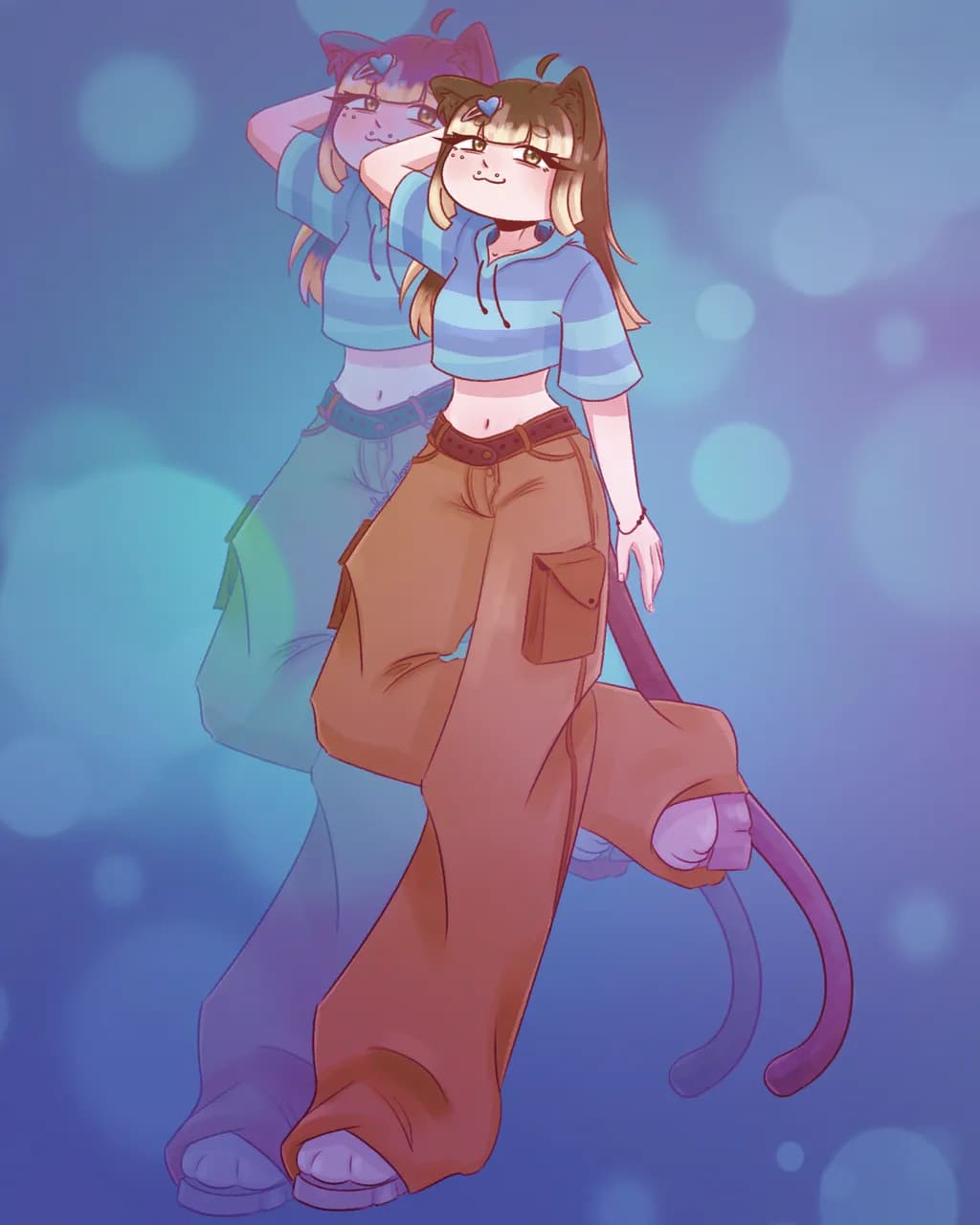 Catgirl Reflection