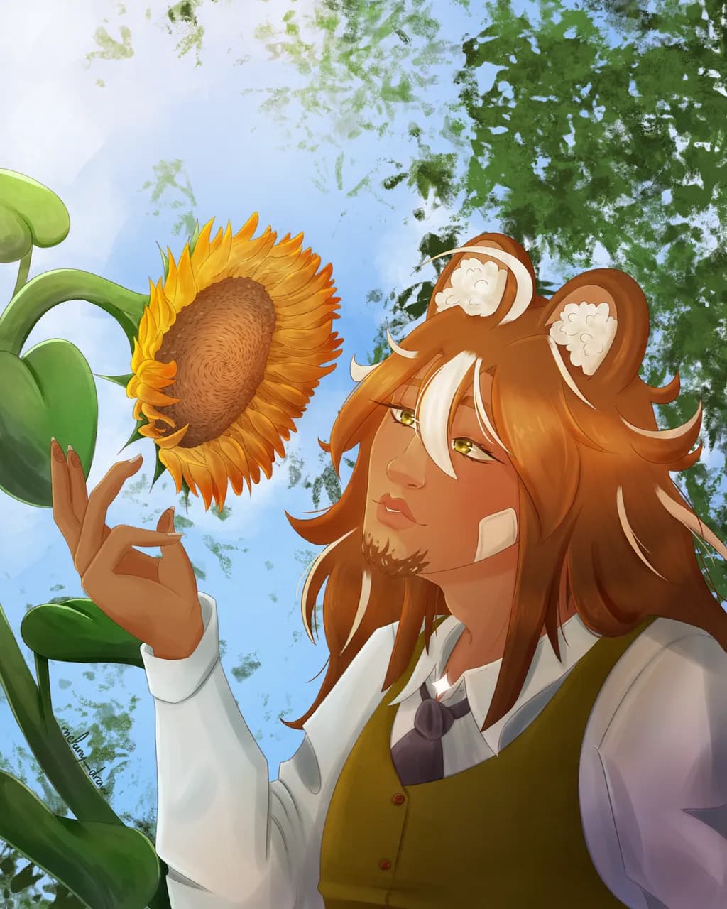 Sunflower Gaze