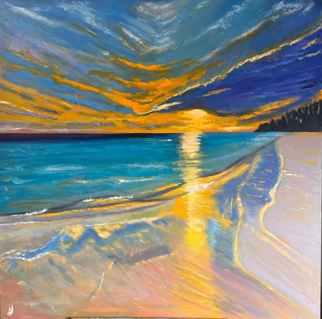 Sunset Beach Glow
