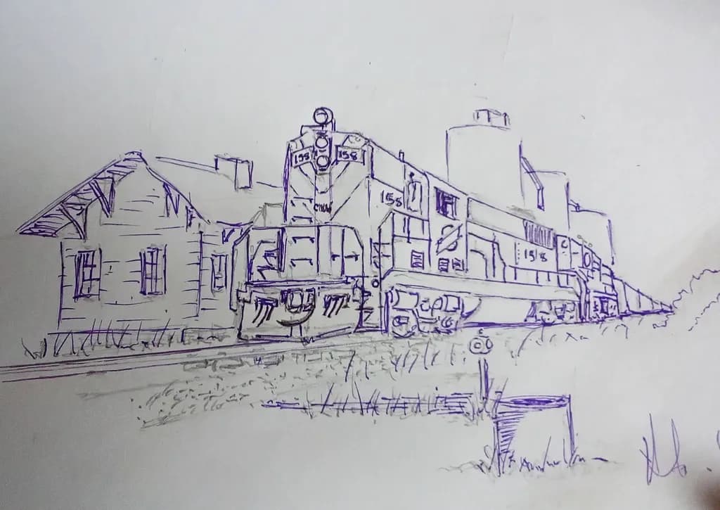 Train Station Sketch