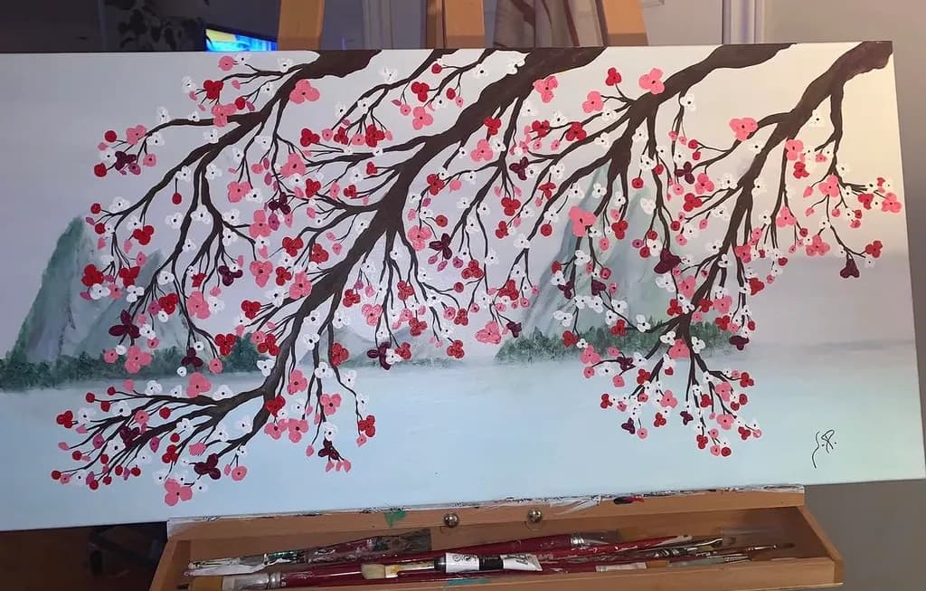 Cherry Blossom Branches