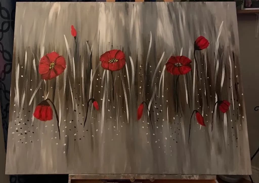 Red Poppies Field