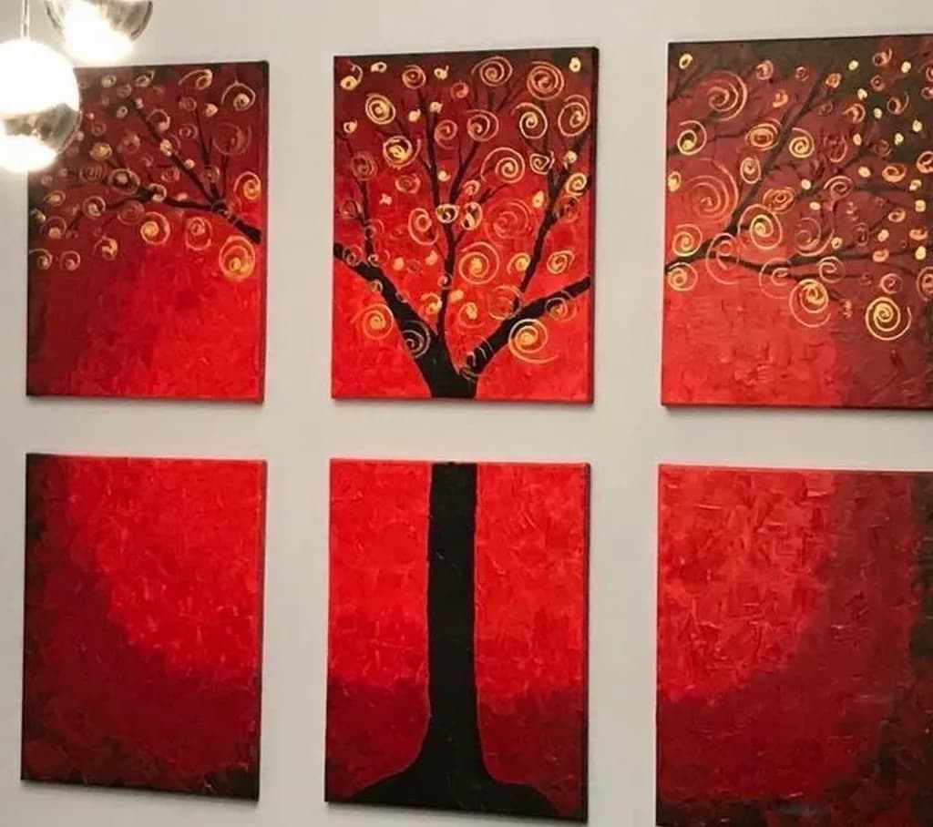 Crimson Tree Panels