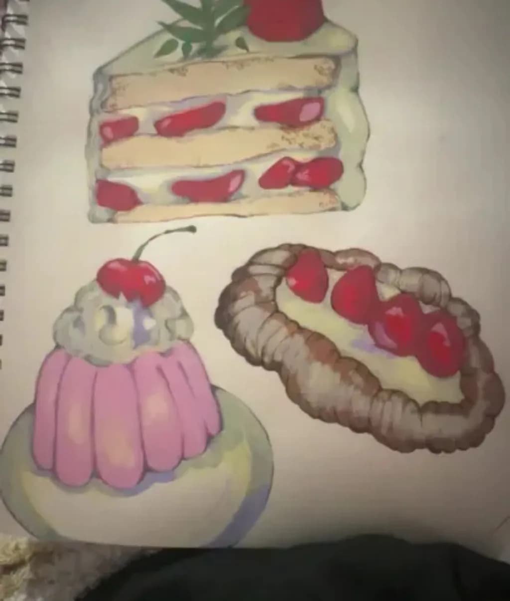 Cherry Desserts Trio