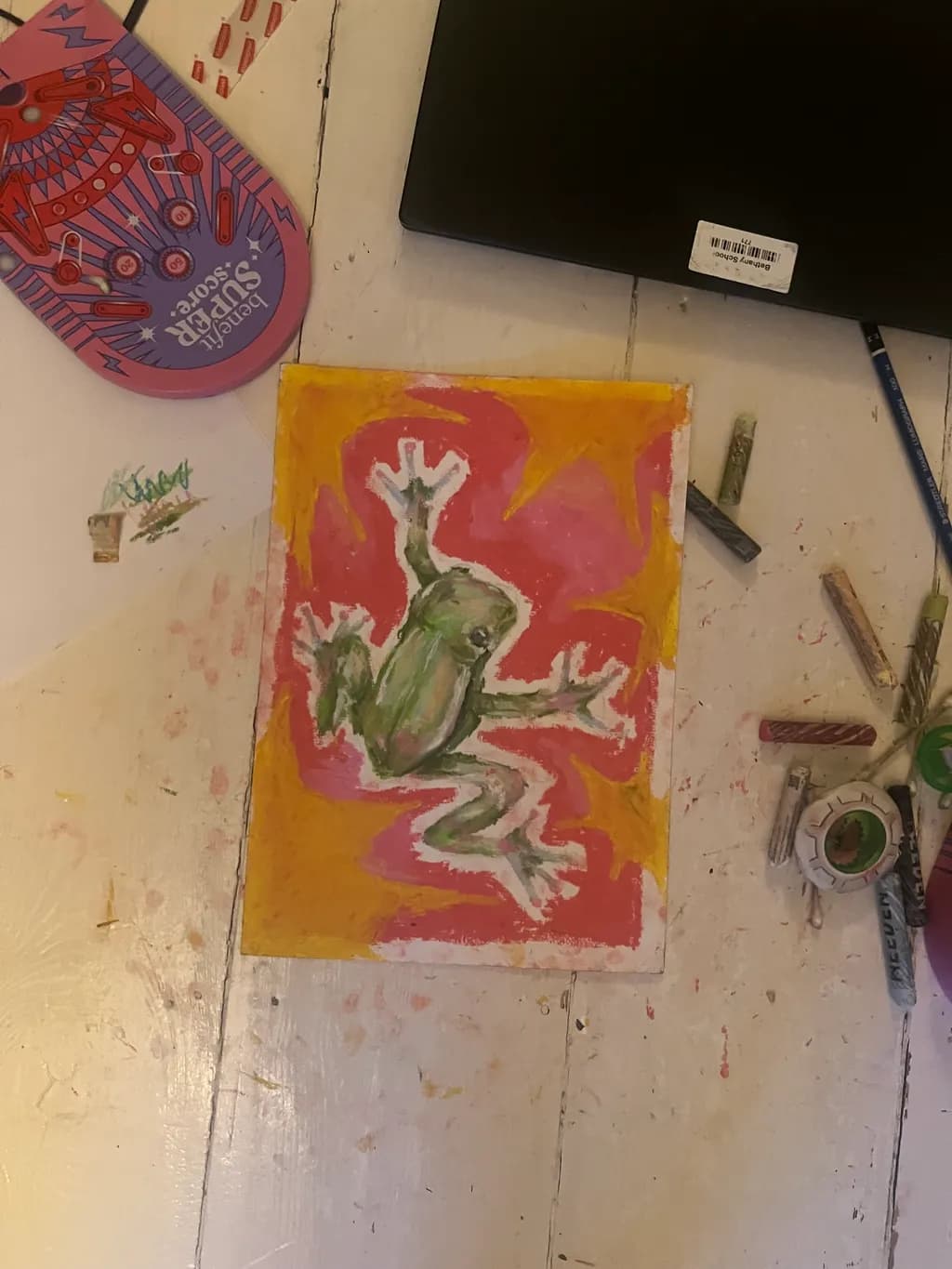 Frog in Flame