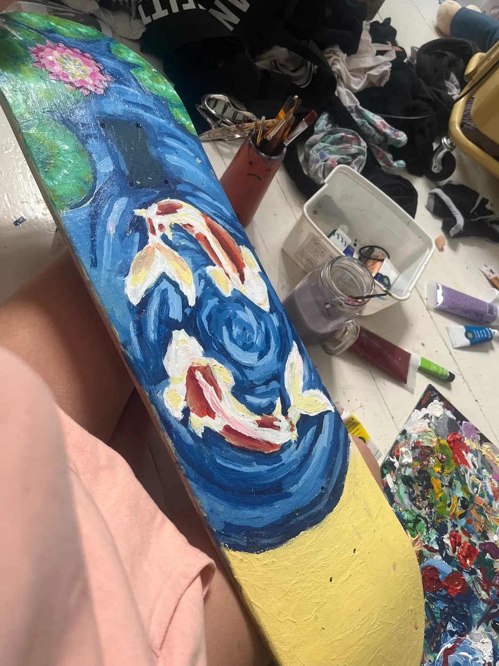 Koi Pond Skateboard