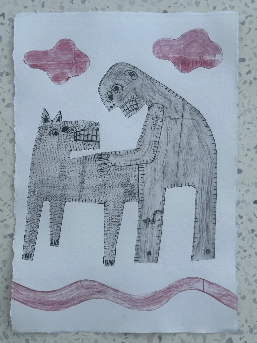 Man and Dog Encounter