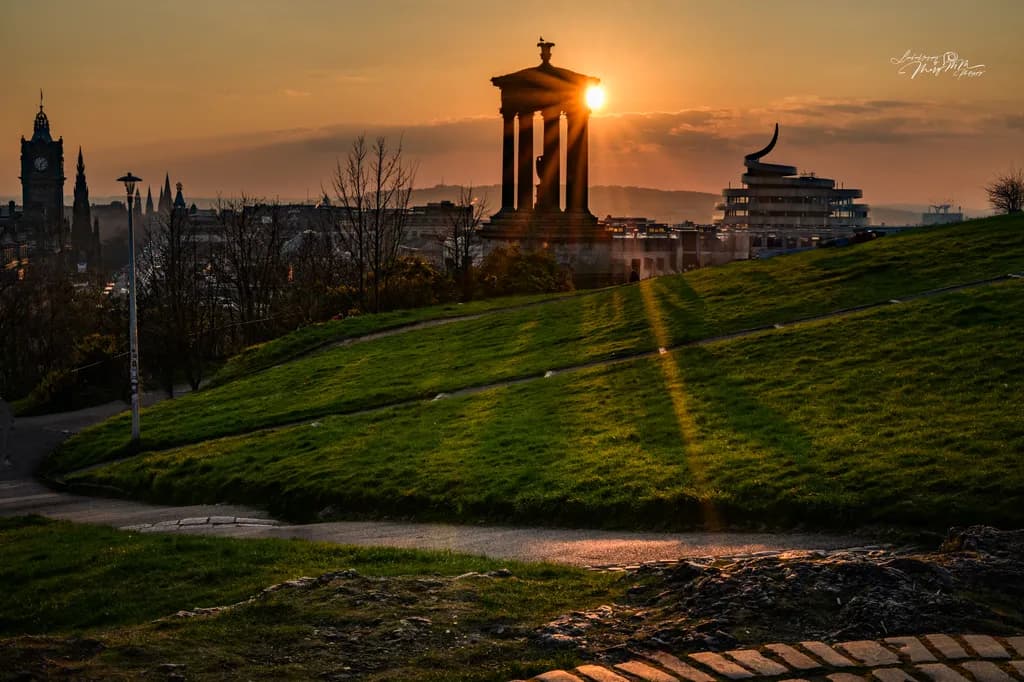 Calton Hill Sunset