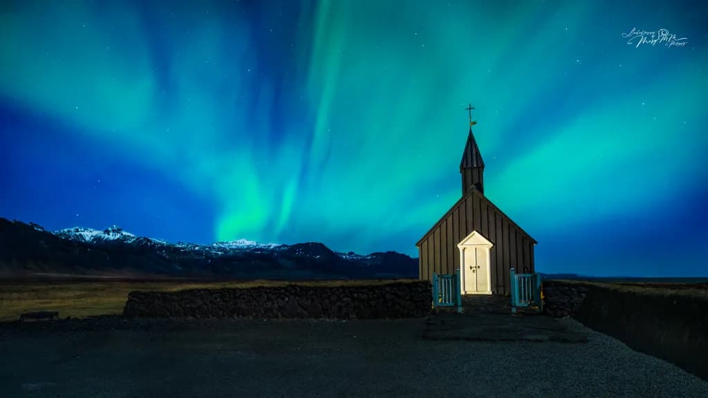 Church Beneath the Aurora