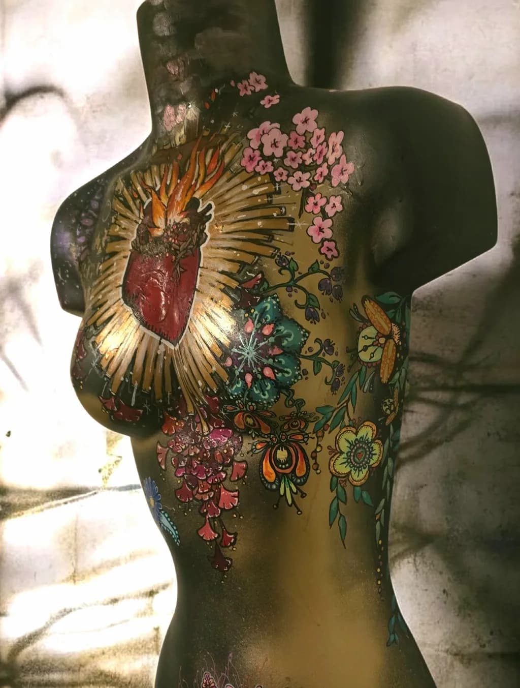 Floral Heart Torso